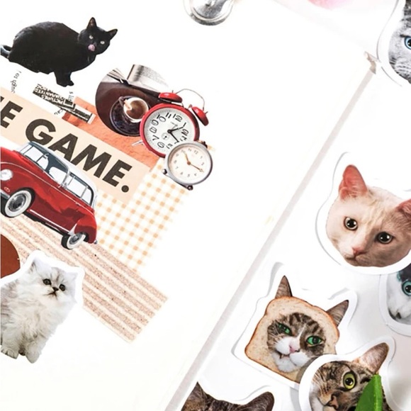 Cute Cat Stickers, Qty. 46, New - Picture 4 of 15